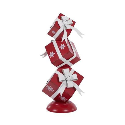 Red Present Stack Present Stack Metal | Red/White – Whatever Mudgee