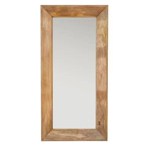 Piastri Wood Rectangle Mirror | Natural