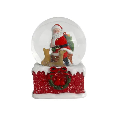Snow Globe with Santa & Gifts