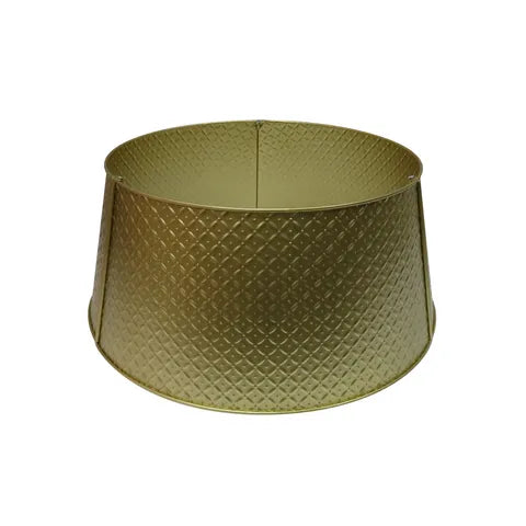 3pce Tree Skirt Metal | Gold