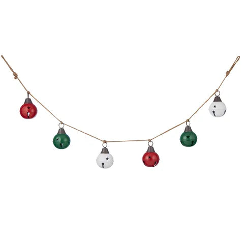 6pc Bell Garland Metal