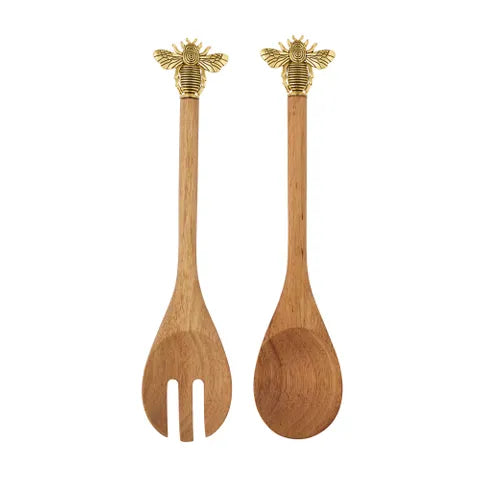 Bumble Bee S/2 Wood/Metal Servers