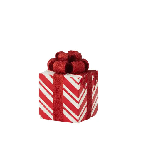 Present W/Bow Resin | Red/White