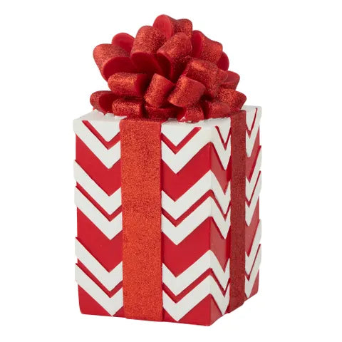 Present With Bow Resin | Red/White