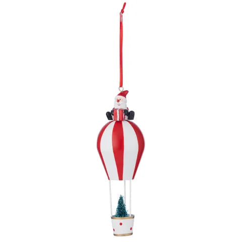Balloon Hanger W/Tree Metal | Red/White