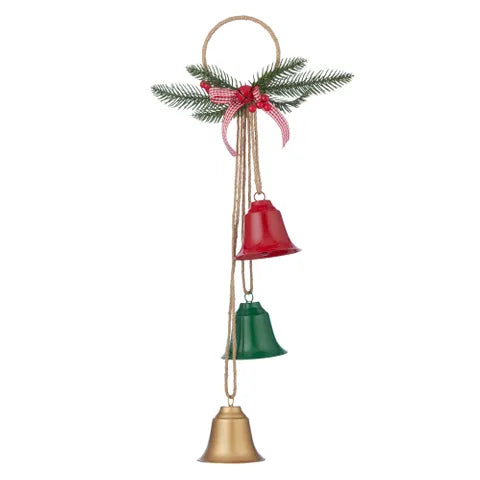 Holly Door Hang w/Large Bells