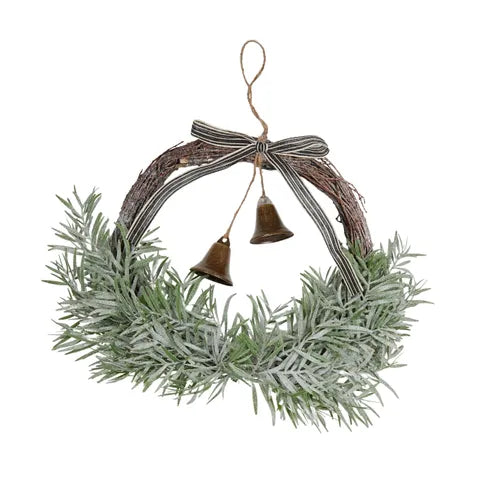 Leaf/Bell Wreath | Green