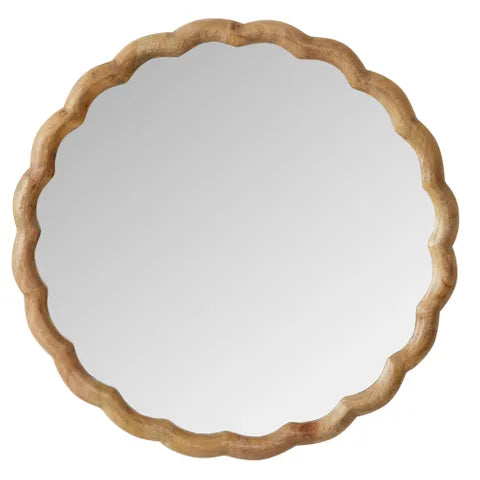 Onda Wood Mirror | Natural