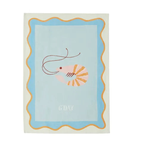 G'day Cotton Tea Towel | Blue