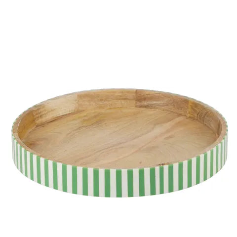 Maine Wood/Resin Tray | Emerald