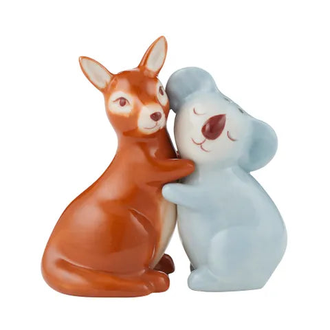 Scott & Charlene S/2 Ceramic Salt & Pepper