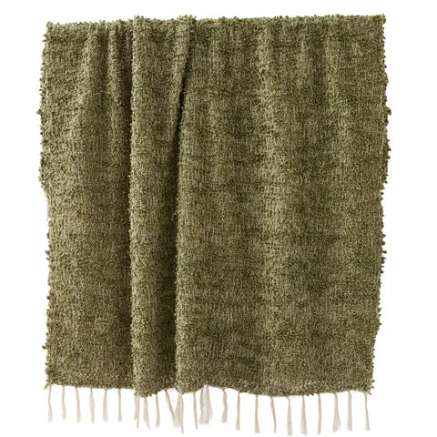 Burbujeo Cotton Blend Throw