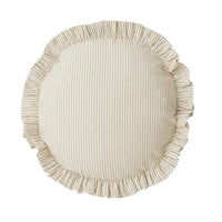 Bonny Cotton Cushion 30x50cm Taupe/Ivory