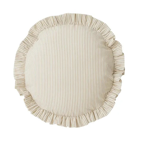 Bonny Cotton Cushion 30x50cm Taupe/Ivory