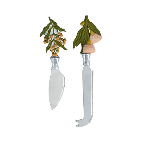 Madge S/2 Resin Cheese Knives