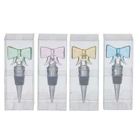 Bow Glass Bottle Stoppers