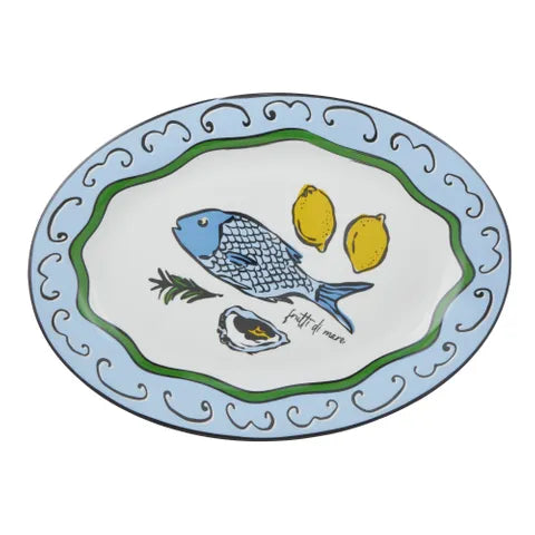 Deli Oval Ceramic Platter