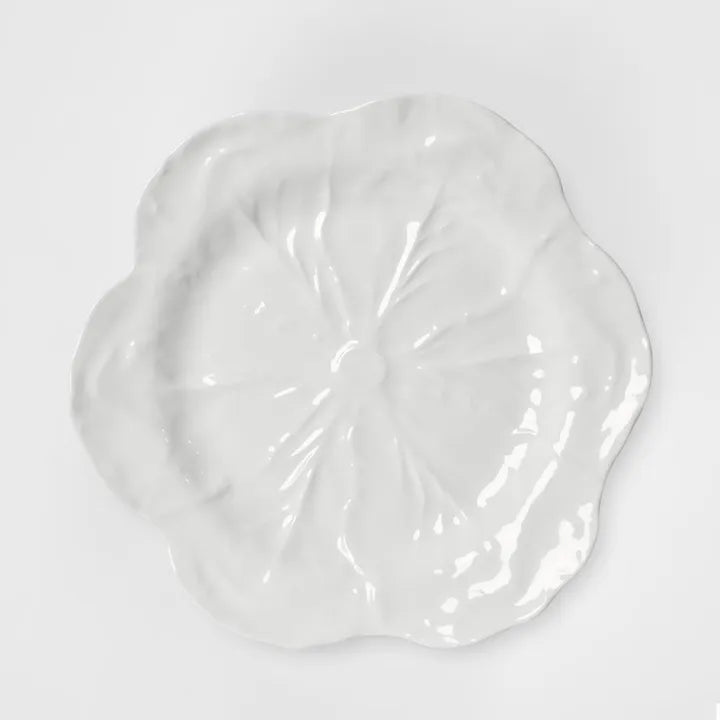 Luxe Cabbage Leaf Melamine Tableware