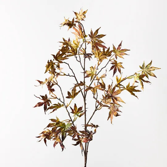 Japanese Maple Leaf Spray | Green Burgundy