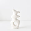 Ceramic Statue Object Cora | White Chalk