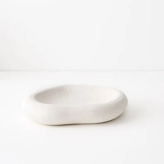 Ceramic Bowl Fedila | White Chalk