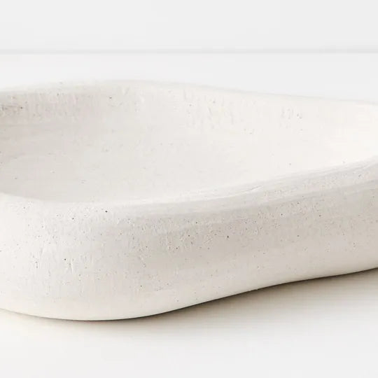 Ceramic Bowl Fedila | White Chalk