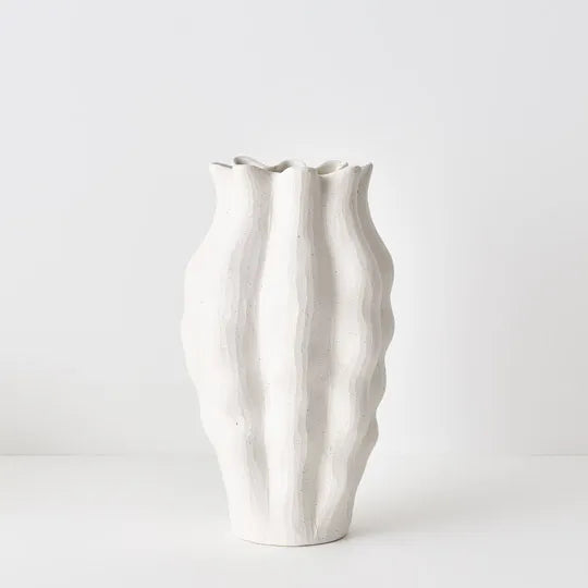 Eudora Vase | White
