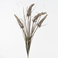 Grass Reed Spray | Burgundy Green