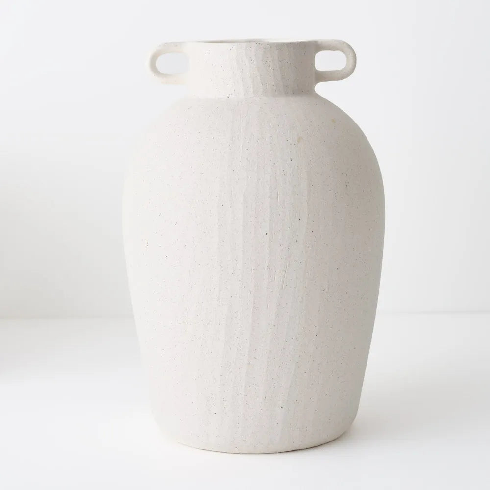 Coa Vase White Chalk