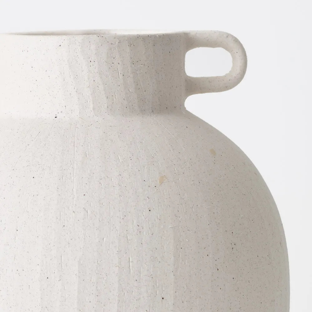 Coa Vase White Chalk