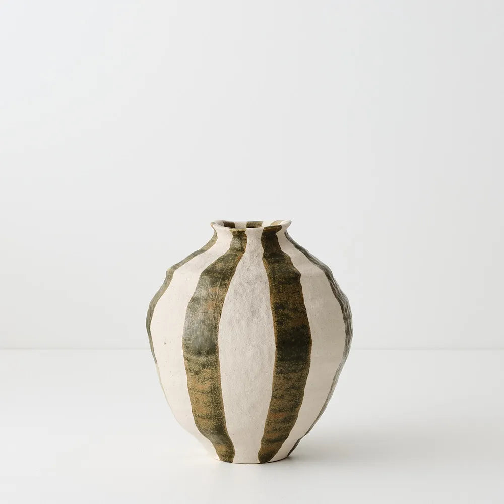 Vase Oreio Dark Olive 21cm