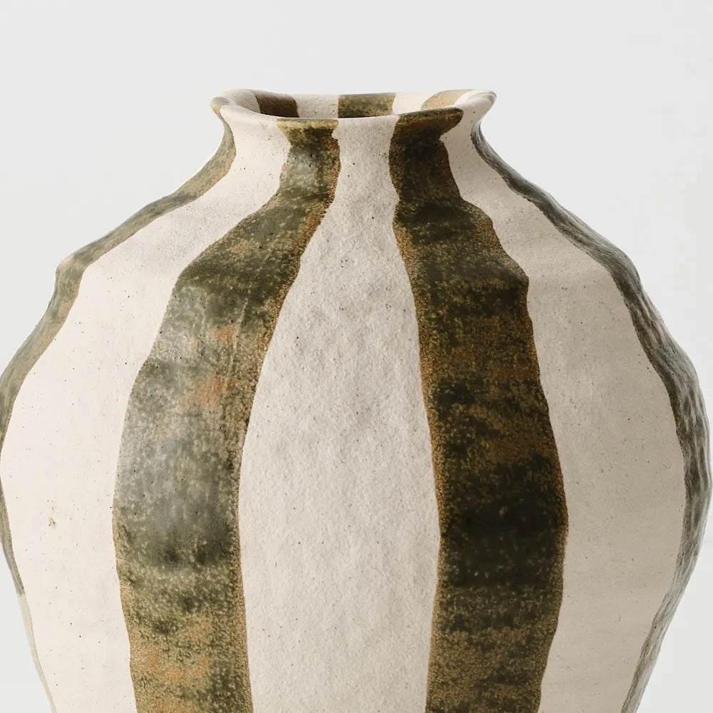 Vase Oreio Dark Olive 21cm