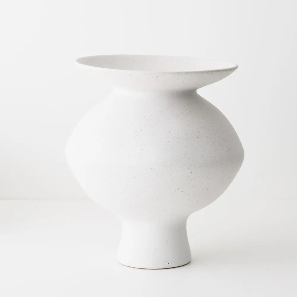 Kenji Vase | White Sand