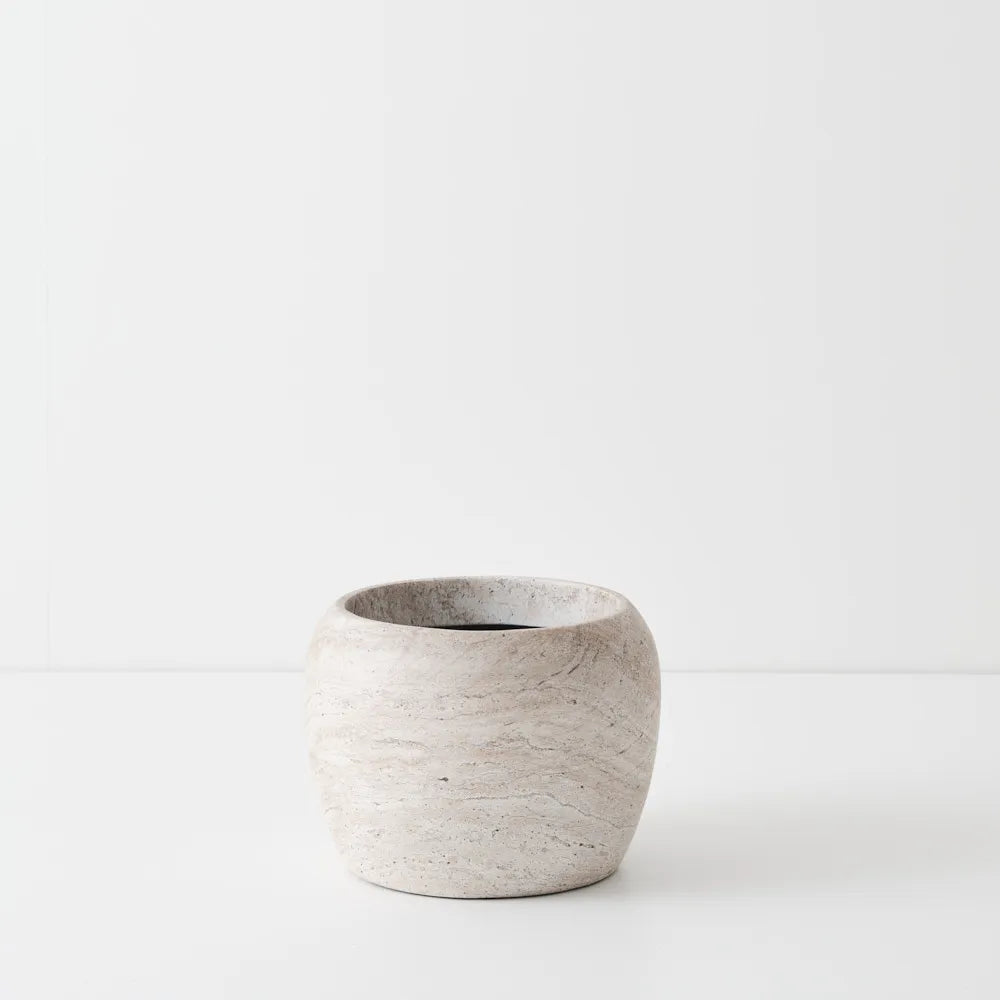 Ivar Pot | Ivory Travertine