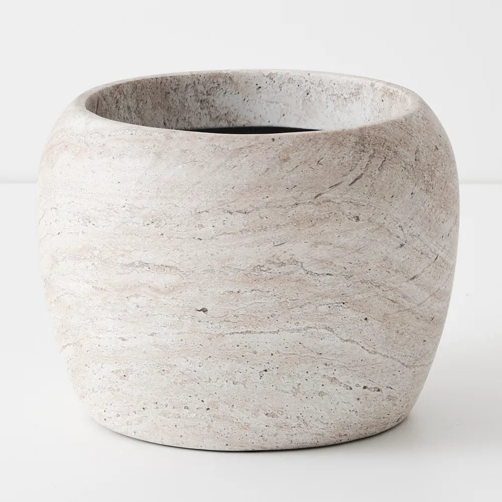 Ivar Pot | Ivory Travertine