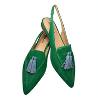 Piper Shoe | Emerald/Cobalt Suede