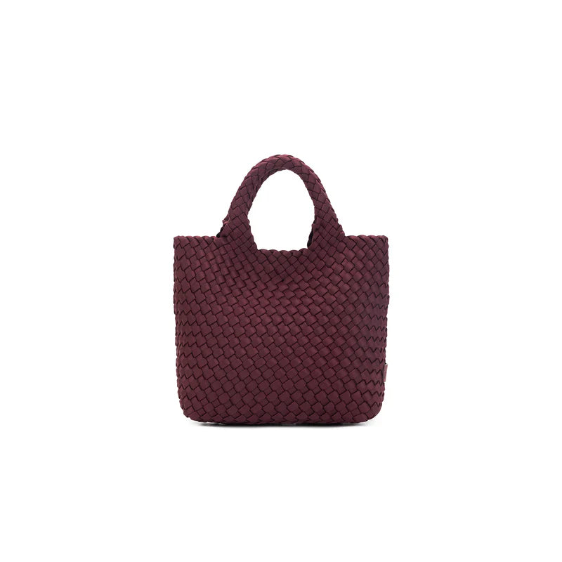 Riviera 2 Piece Mini Tote Handbag | Burgundy