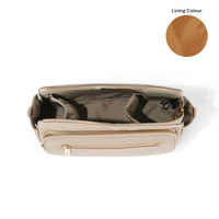 Multitasker Pram Caddy 2.0 | Chestnut Brown Vegan Leather
