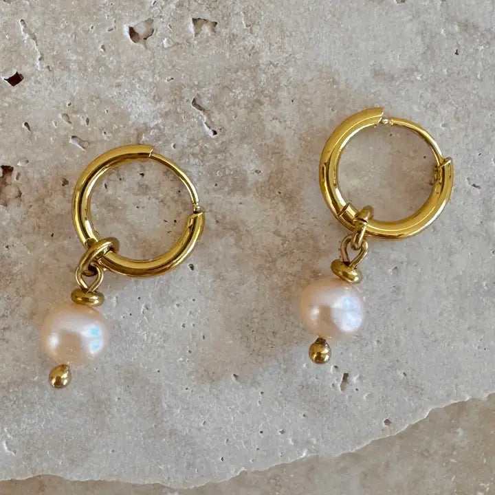 Blossom Hoop Earrings | Yellow Gold