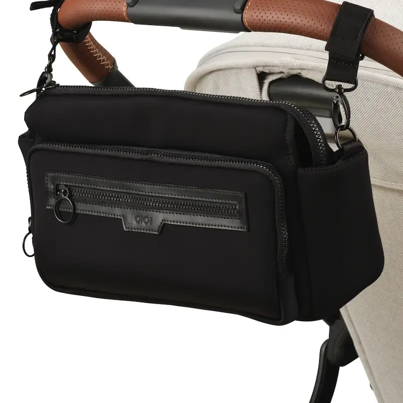 Multitasker Pram Caddy 2.0 | Black Neoprene