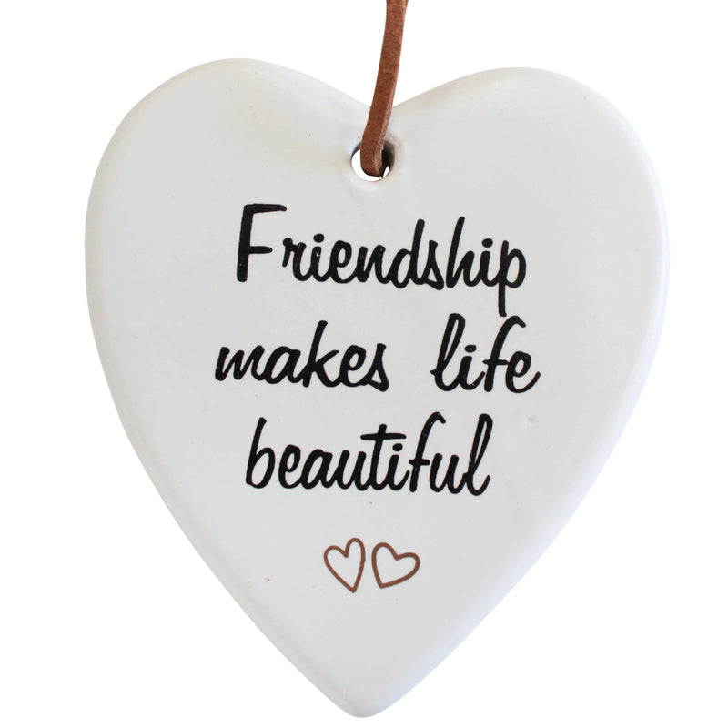 Ceramic Heart with Quote