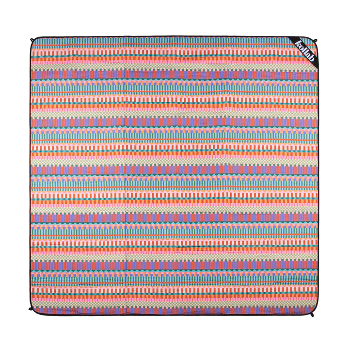 Blocks and Stripe Picnicware