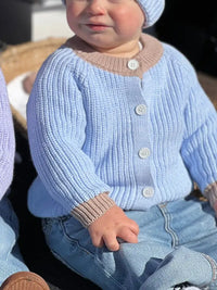 Wonderland Cardigan (Blue/Bown)