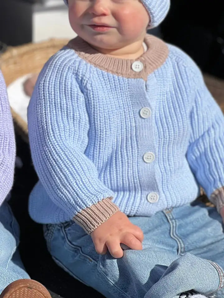 Wonderland Cardigan (Blue/Bown)