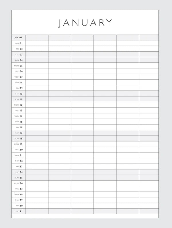 2026 Family Chaos Planner