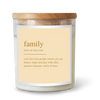 Goldie Dictionary Candle | Family