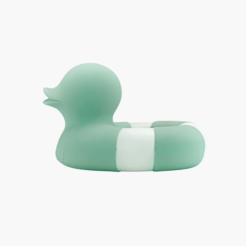 Flo The Floatie Duck Natural Rubber Bath Toy