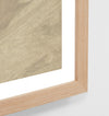 Floral Boots Sand | Framed Print