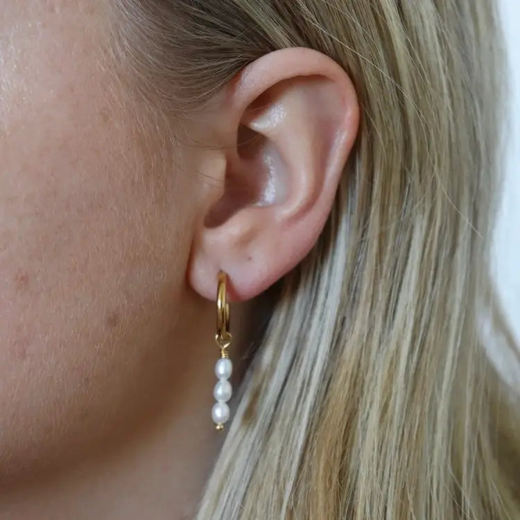 Guga Earrings | Gold Stainless Steel