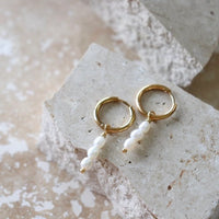 Guga Earrings | Gold Stainless Steel